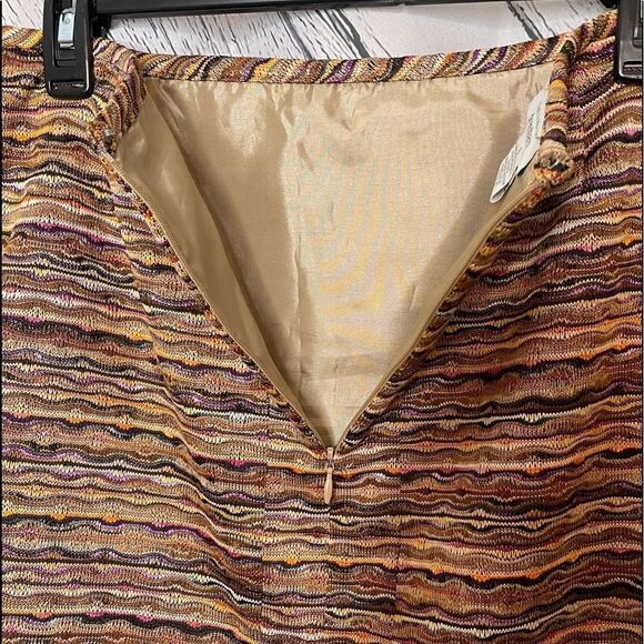 Dressbarn zig-zag print skirt 8 - Picture 3 of 8